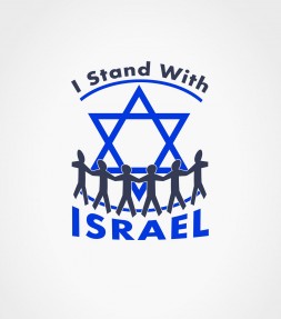 I Stand with Israel Star of David Shirt