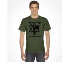 Krav Maga and Star of David - IDF Martial Arts Olive S Men's T-Shirt