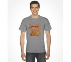 Jerusalem Holy Land Sites Grey XXL Men's T-Shirt